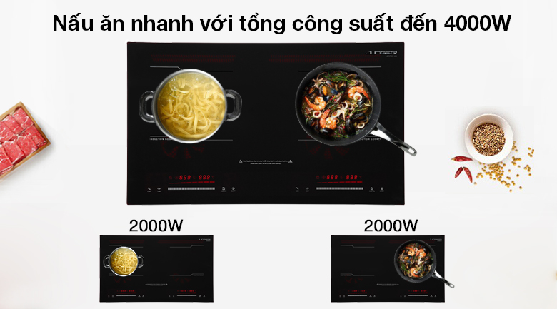 Bếp từ đôi âm Junger MK-22 4000W