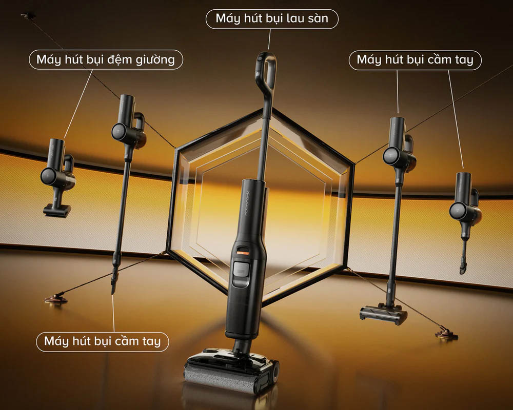 Máy Hút Bụi Lau Nhà Cầm Tay Roborock F25 ACE Combo