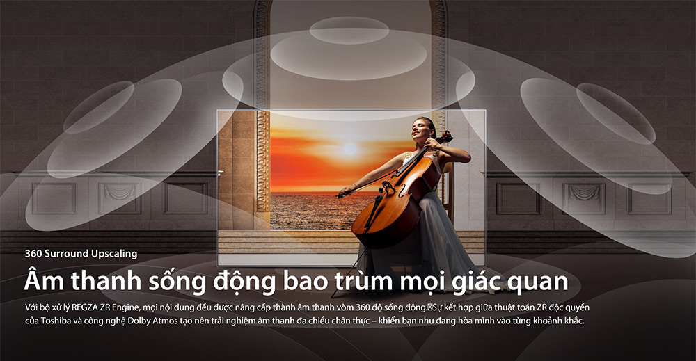 Smart Tivi Toshiba AI 4K 50 Inch 50C350RP