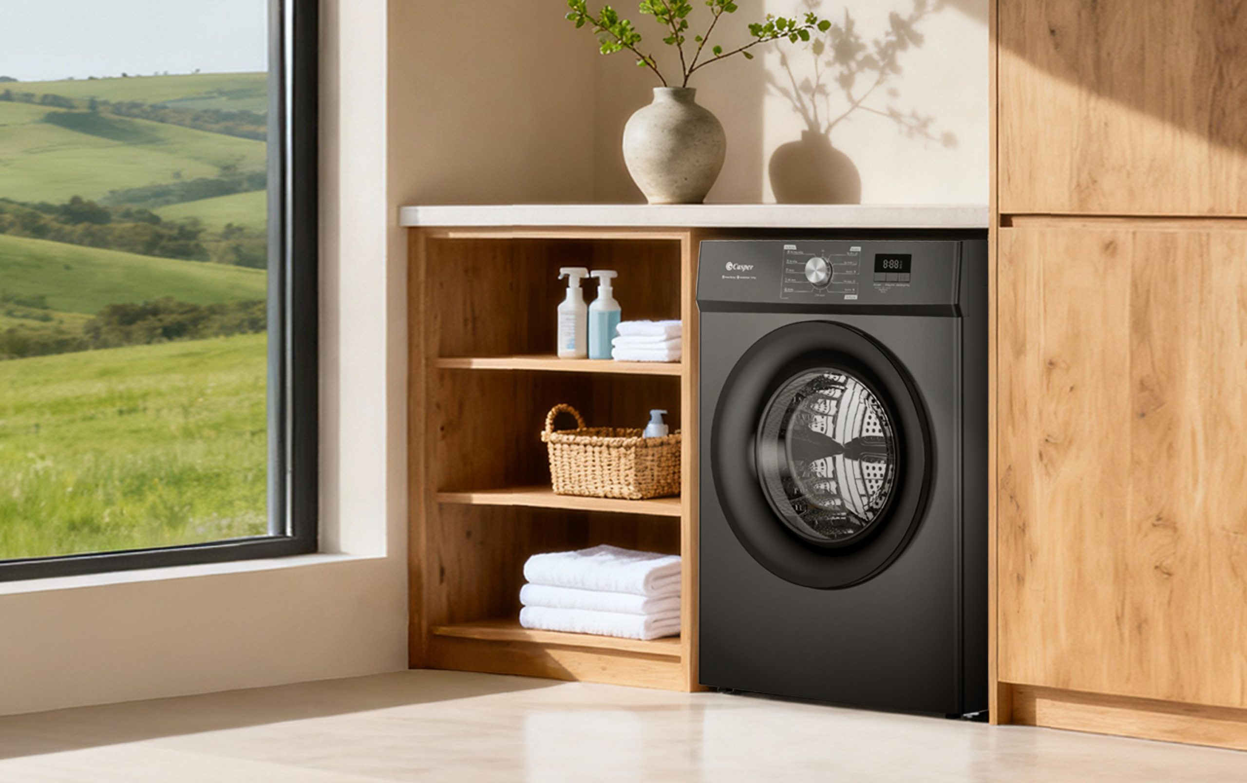 Máy sấy thông hơi Casper 9kg TD-E9VG1