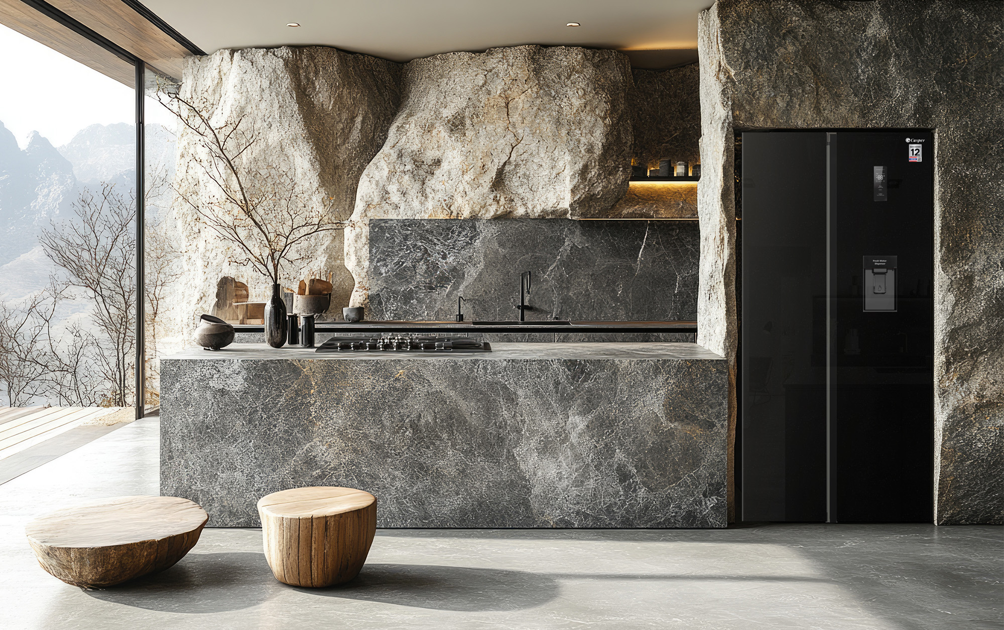 Tủ lạnh Casper Inverter 460 lít RS-D462SBS Tủ lạnh Casper Inverter 460 lít RS-D462SBS