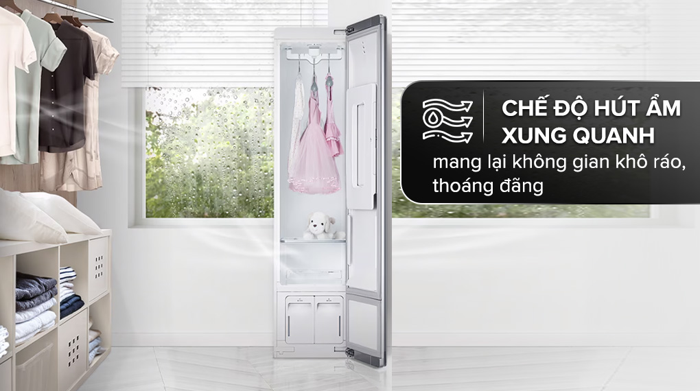 Máy giặt hấp sấy LG Styler S3MFC