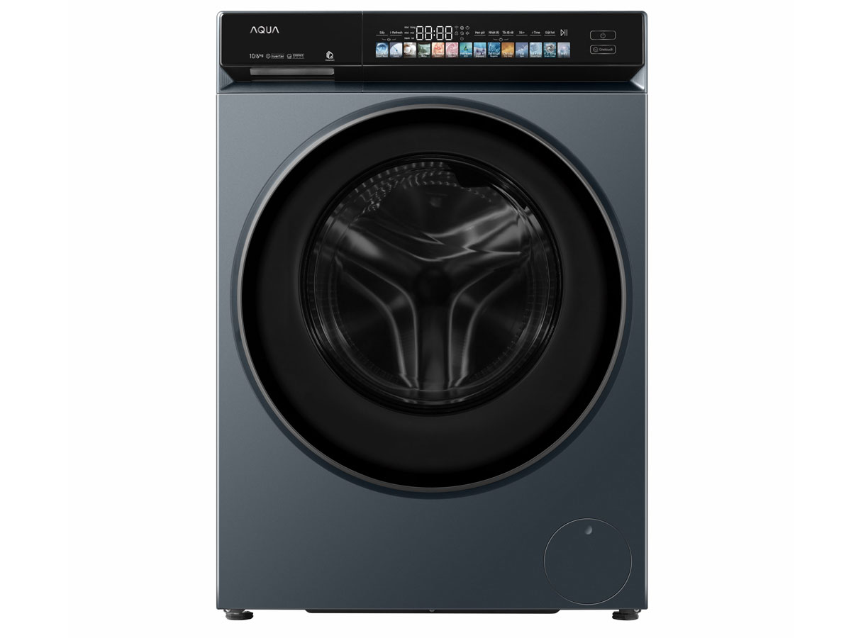 Máy giặt sấy Aqua Inverter giặt 10 kg - sấy 6 kg AWD10-BP4377U1L(GN) Máy giặt sấy Aqua Inverter giặt 10 kg - sấy 6 kg AWD10-BP4377U1L(GN)