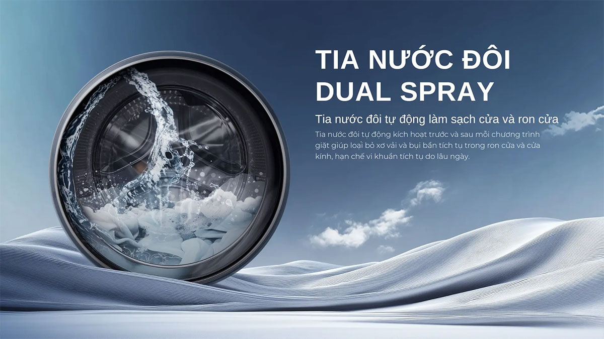 Máy giặt sấy Aqua Inverter giặt 10 kg - sấy 6 kg AWD10-BP4377U1L(GN) Máy giặt sấy Aqua Inverter giặt 10 kg - sấy 6 kg AWD10-BP4377U1L(GN)