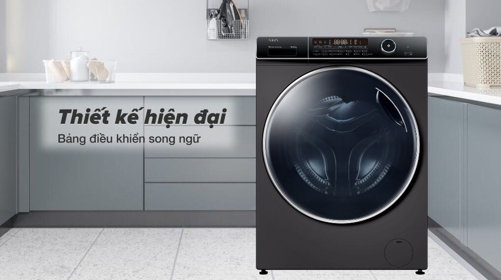 Máy giặt sấy Aqua Inverter giặt 15 kg - sấy 10 kg AQD-AH1500H PS