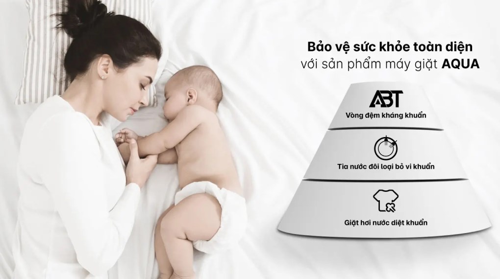 Máy giặt sấy Aqua Inverter giặt 15 kg - sấy 10 kg AQD-AH1500H PS