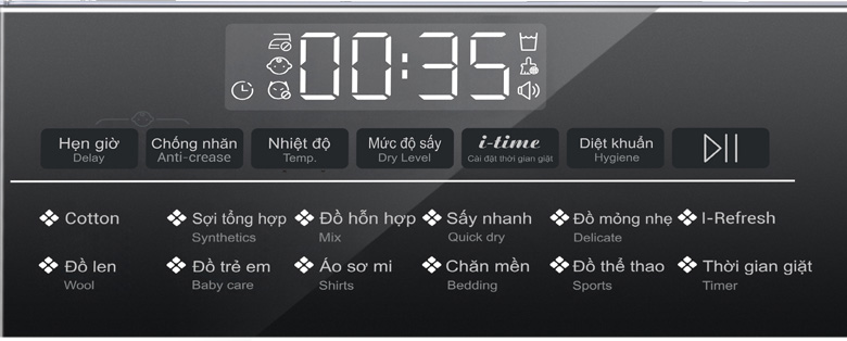 Máy sấy bơm nhiệt Aqua 10kg AQH-H1000J PS