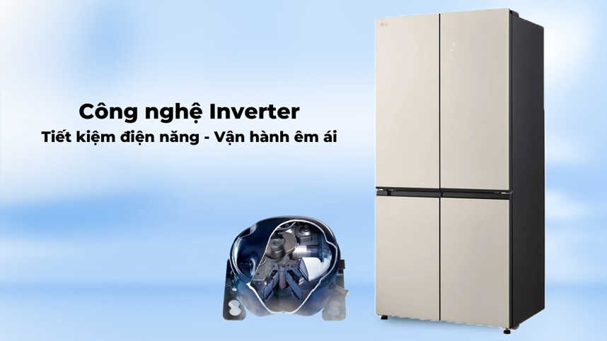 Tủ lạnh LG Inverter 510 lít Multi Door F51EG