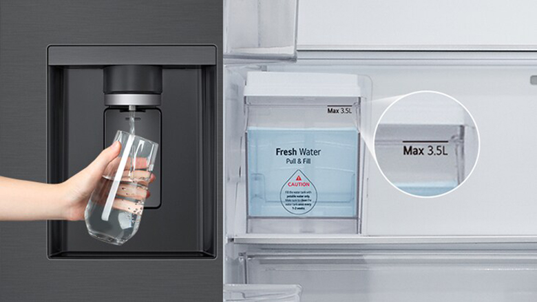 Tủ lạnh LG Inverter 607 lít Multi Door F61BMD Tủ lạnh LG Inverter 607 lít Multi Door F61BMD