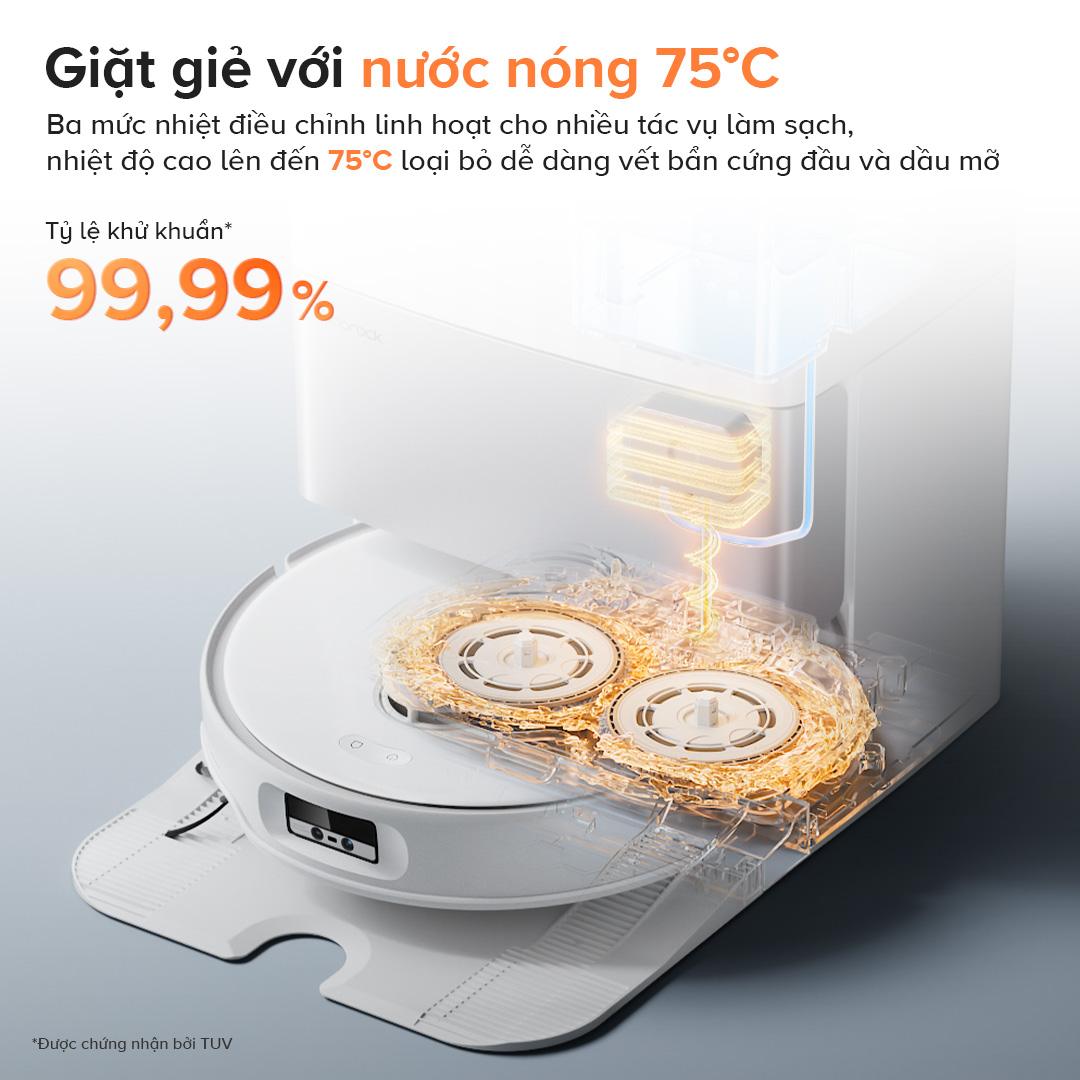 Robot hút bụi lau nhà Roborock Qrevo Edge 5V1 Robot hút bụi lau nhà Roborock Qrevo Edge 5V1