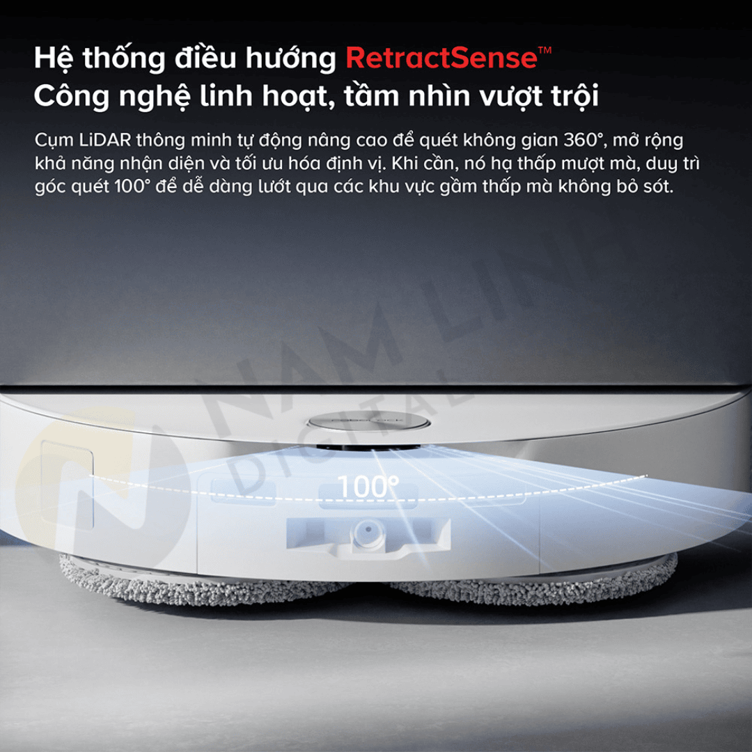 Robot hút bụi lau nhà Roborock Qrevo EdgeT