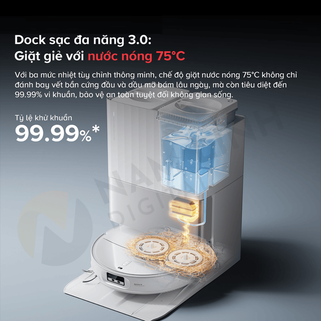 Robot hút bụi lau nhà Roborock Qrevo EdgeT