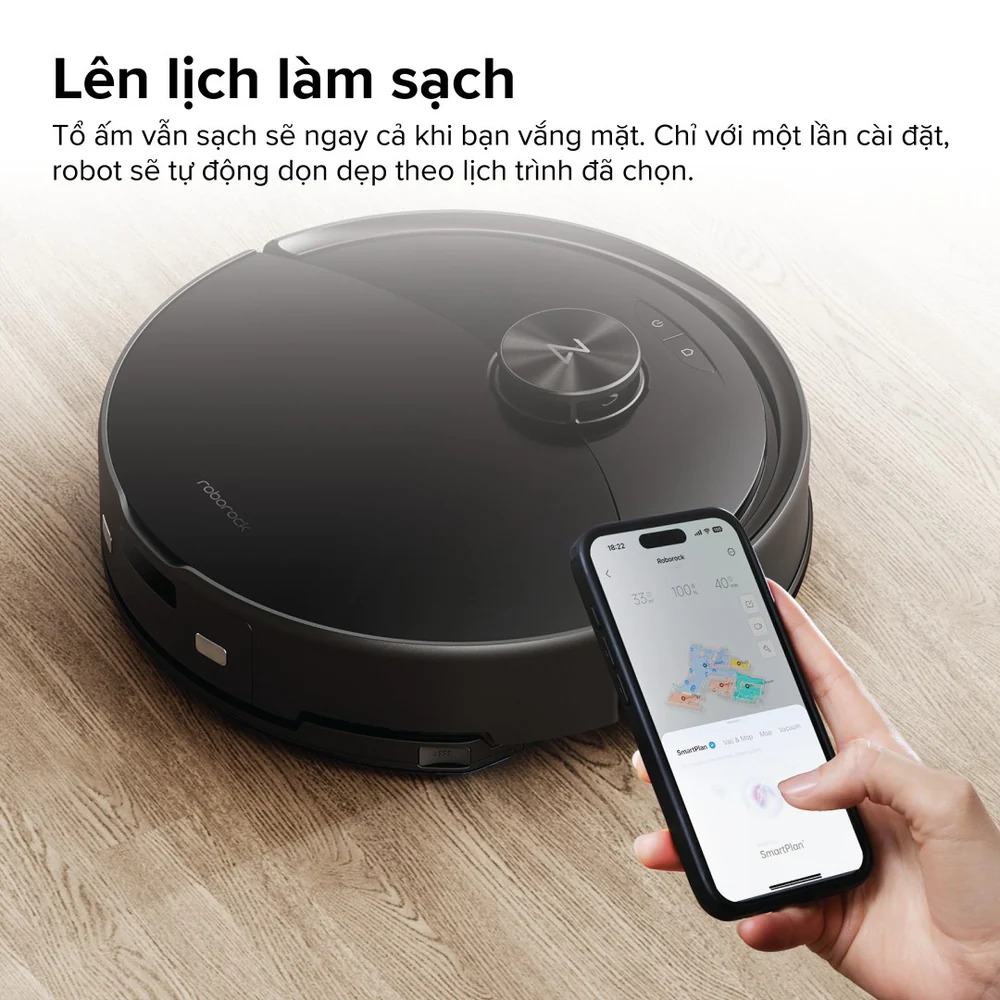 Robot Hút Bụi Lau Nhà Roborock Q10 VF