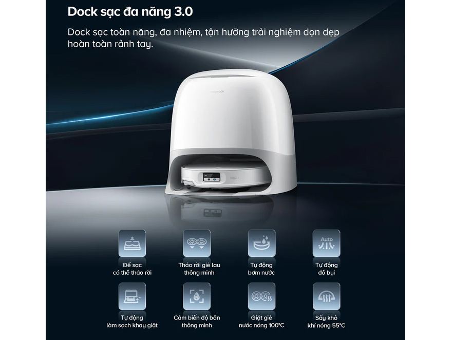 Robot hút bụi lau nhà Roborock Qrevo Curv 2 Pro Robot hút bụi lau nhà Roborock Qrevo Curv 2 Pro