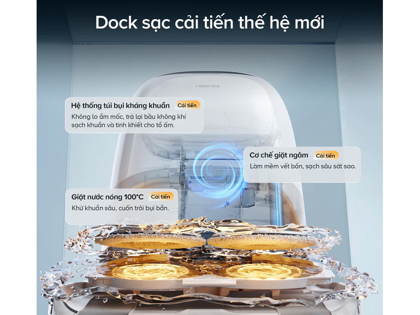 Robot hút bụi lau nhà Roborock Qrevo Curv 2 Pro Robot hút bụi lau nhà Roborock Qrevo Curv 2 Pro