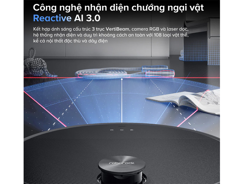 Robot hút bụi lau nhà Roborock Saros 10
