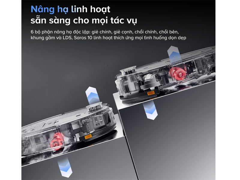 Robot hút bụi lau nhà Roborock Saros 10