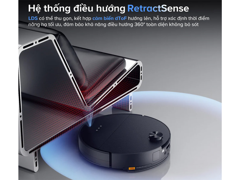 Robot hút bụi lau nhà Roborock Saros 10