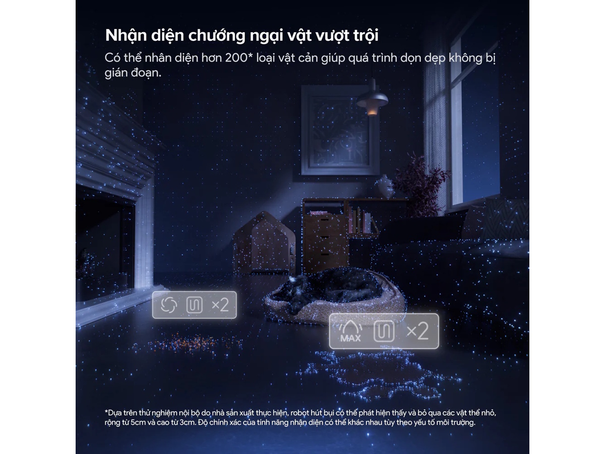 Robot hút bụi lau nhà Roborock Saros 20 Sonic