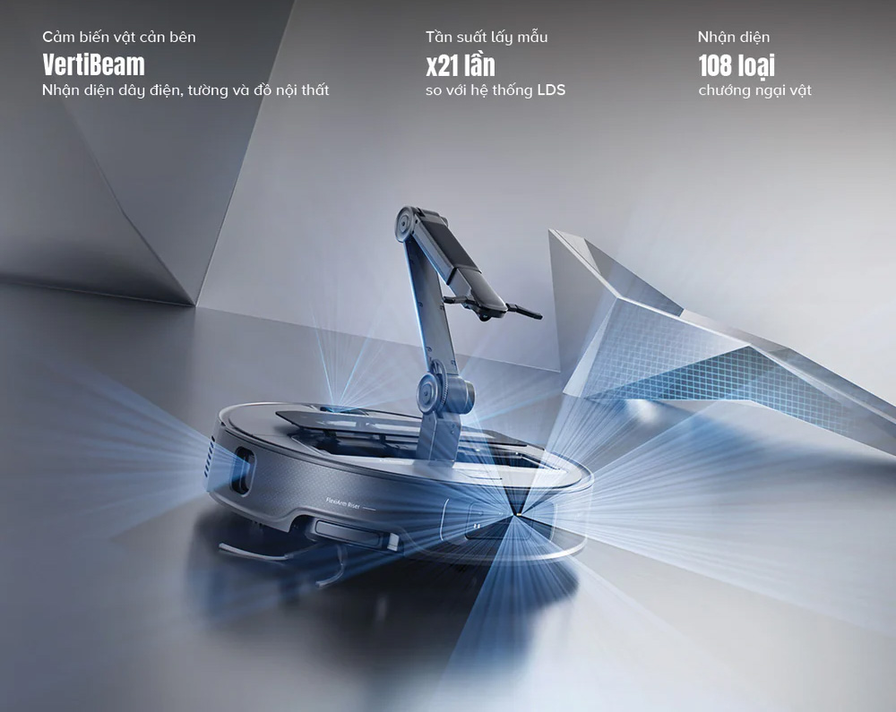 Robot hút bụi lau nhà Roborock Saros Z70