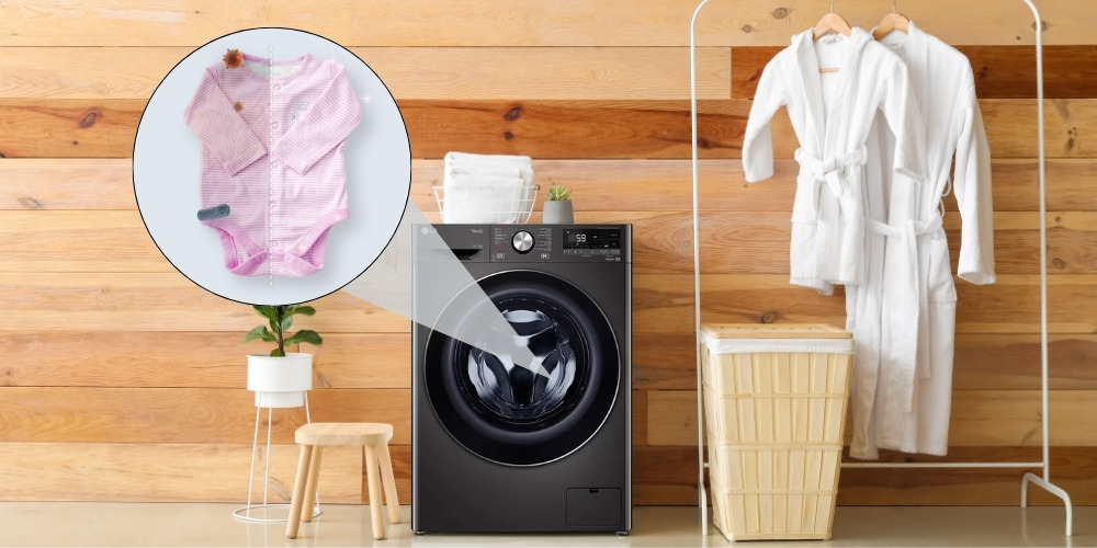 Máy giặt sấy LG Inverter giặt 11 kg - sấy 7 kg FV1411D4B