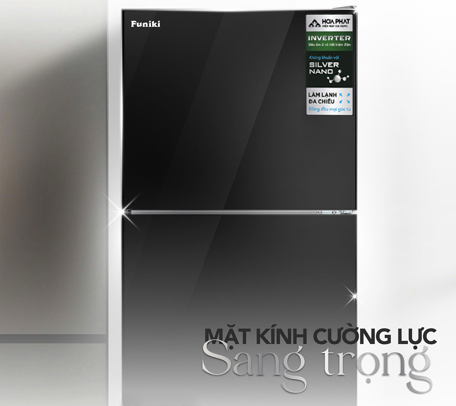 Tủ lạnh Funiki Inverter HR T8185GB 185 lít