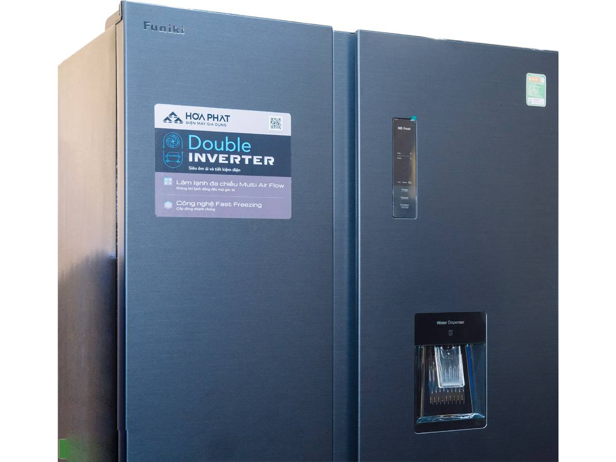 Tủ lạnh Funiki Side by Side 535 lít HR SS8535TDG