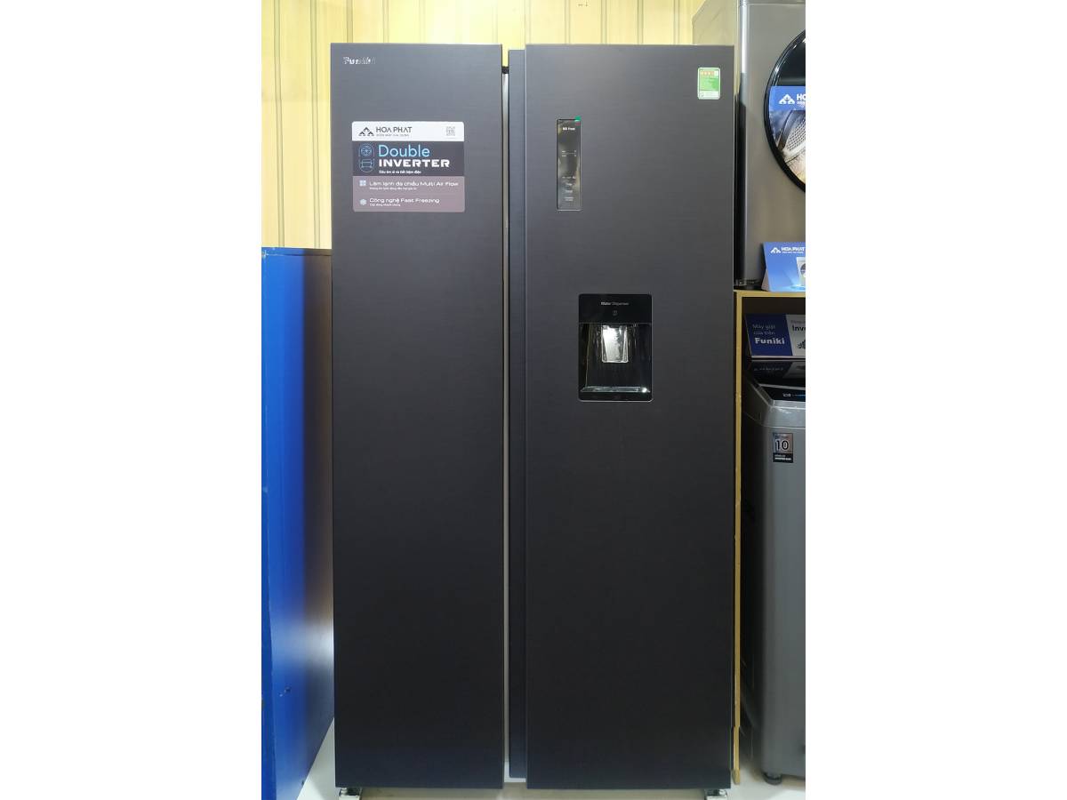 Tủ lạnh Funiki Side by Side 535 lít HR SS8535TDG