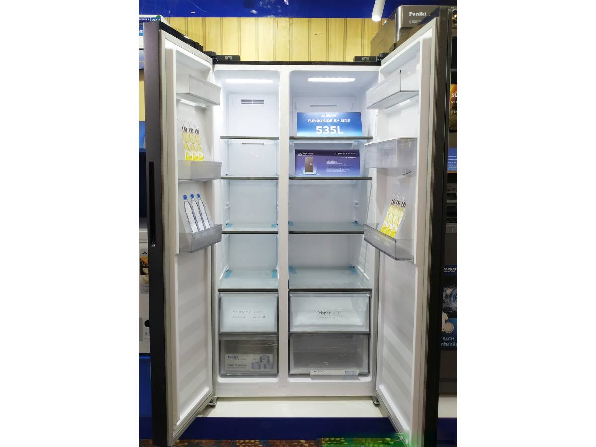 Tủ lạnh Funiki Side by Side 535 lít HR SS8535TDG