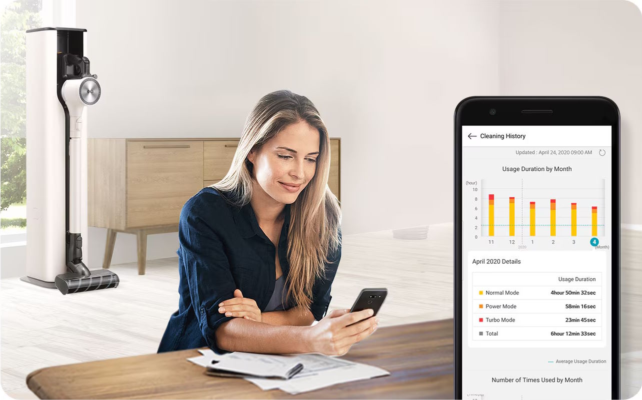 Tháp hút bụi LG CordZero A9T-LITE