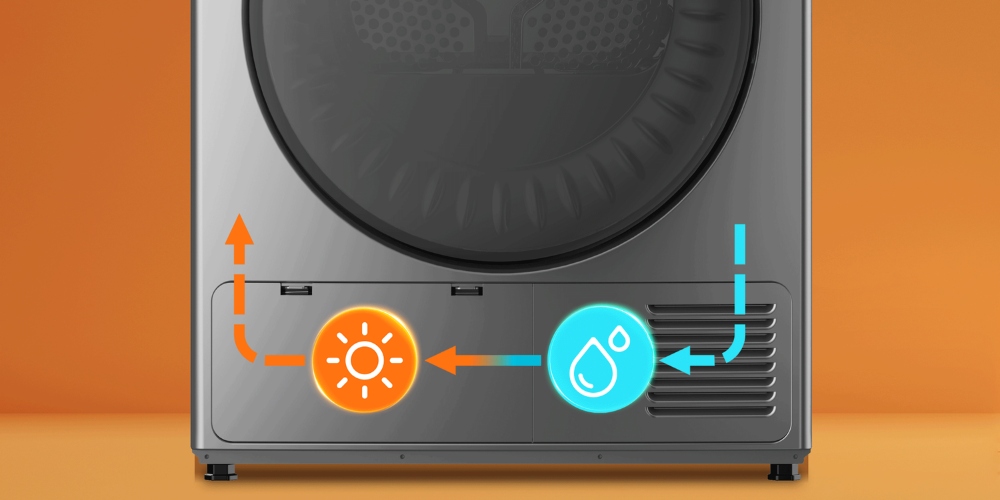 Máy sấy bơm nhiệt Casper 9 kg TD-P9HG1