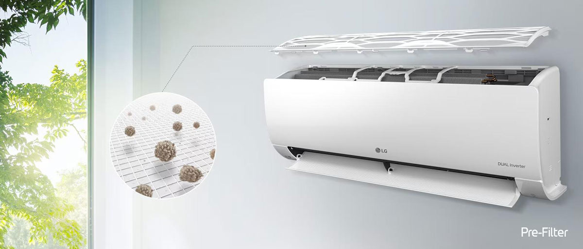 Điều hòa LG 1 chiều Inverter 9000 BTU IEC09G2 Điều hòa LG 1 chiều Inverter 9000 BTU IEC09G2