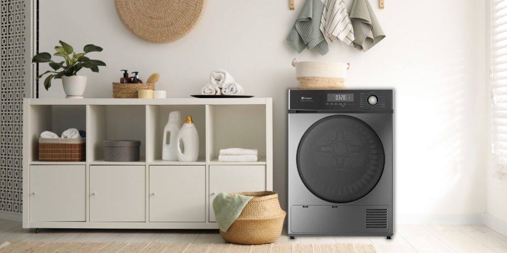 Máy sấy bơm nhiệt Casper 9 kg TD-P9HG1