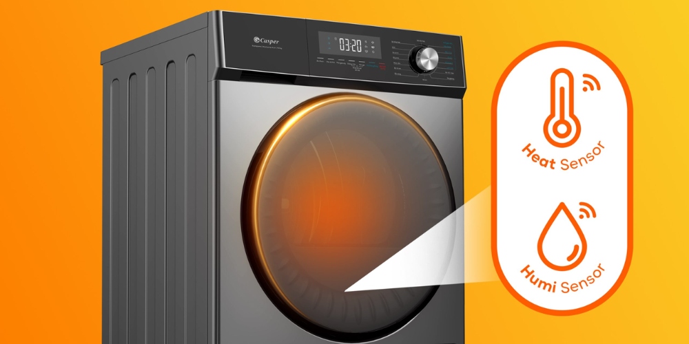 Máy sấy bơm nhiệt Casper 9 kg TD-P9HG1