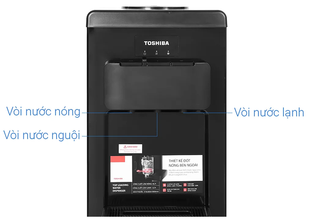 Cây nước nóng lạnh TOSHIBA RWF-W1917TV(K)