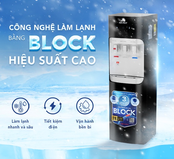 Cây nước nóng lạnh Hòa Phát HHC385