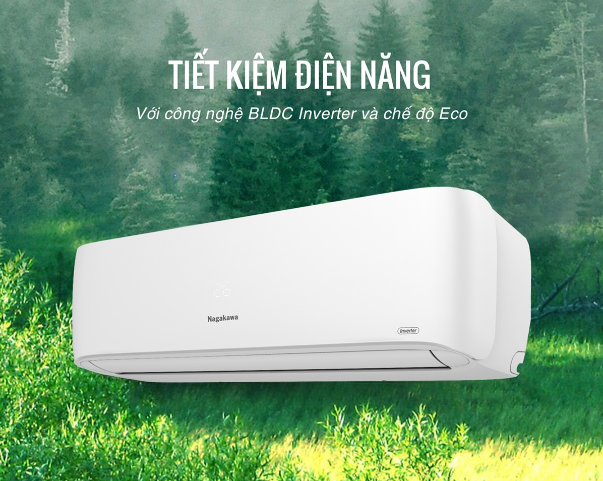 Điều hòa Nagakawa 2 chiều Inverter 24000BTU NIS-A24R2H11