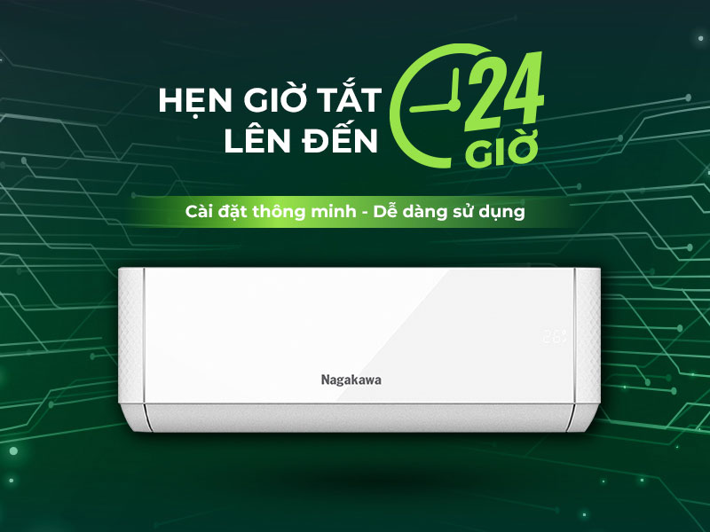 Điều hòa Nagakawa 2 chiều Inverter 9000BTU NIS-A09R2T29