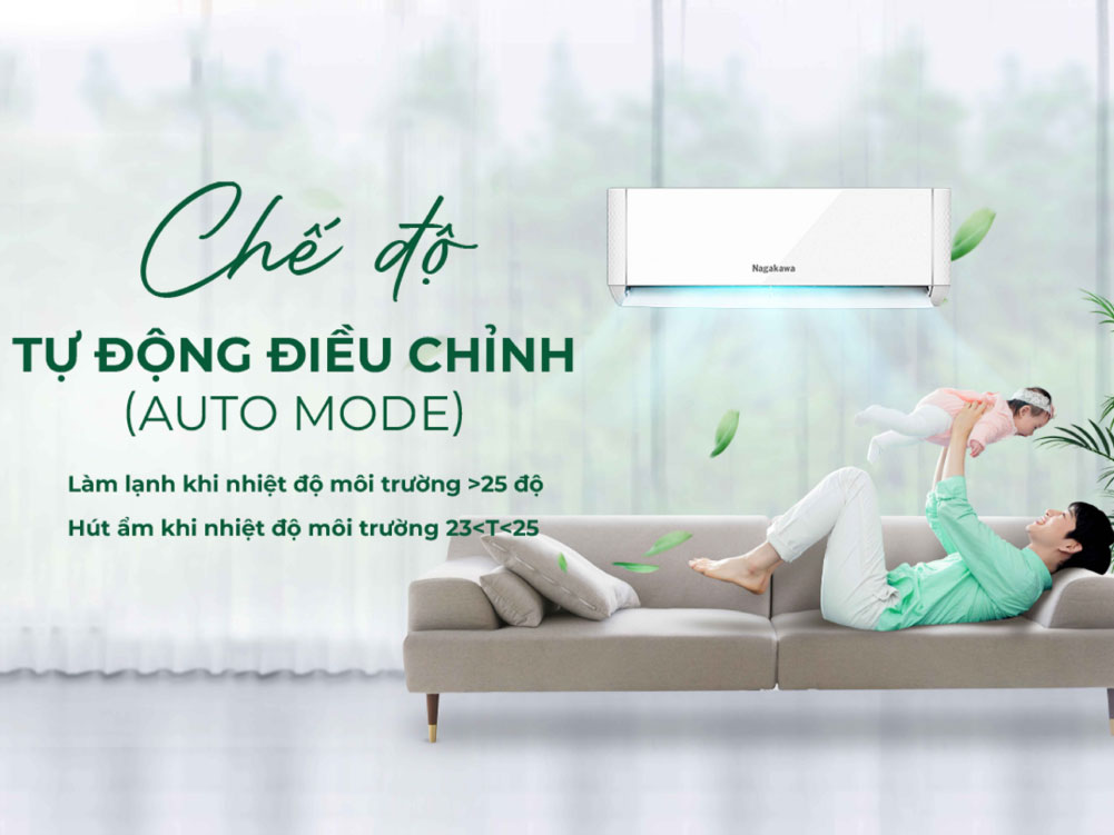Điều hòa Nagakawa 2 chiều Inverter 9000BTU NIS-A09R2T29 Điều hòa Nagakawa 2 chiều Inverter 9000BTU NIS-A09R2T29