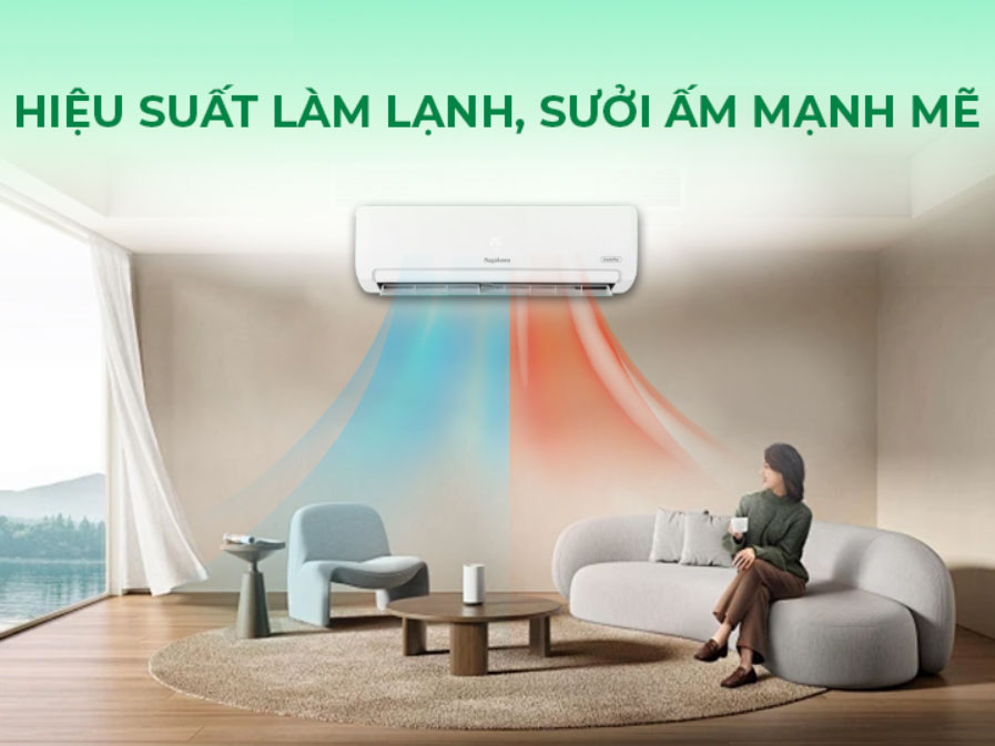 Điều hòa Nagakawa 2 chiều Inverter 9000BTU NIS-A09R2T29 Điều hòa Nagakawa 2 chiều Inverter 9000BTU NIS-A09R2T29