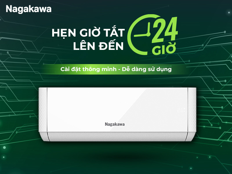 Điều hòa Nagakawa 2 chiều Inverter 12000BTU NIS-A12R2T29 Điều hòa Nagakawa 2 chiều Inverter 12000BTU NIS-A12R2T29
