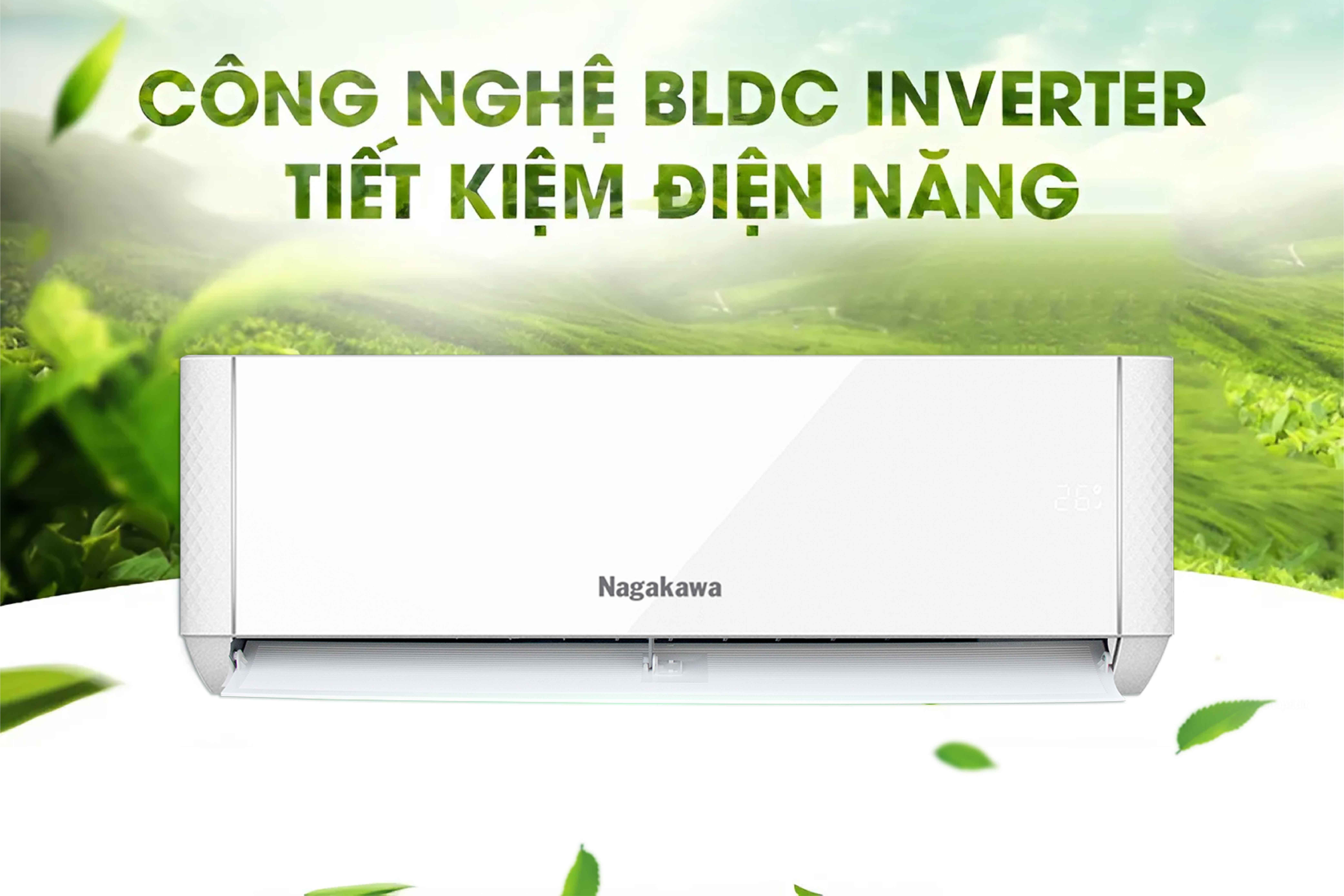 Điều hòa Nagakawa 2 chiều Inverter 12000BTU NIS-A12R2T29 Điều hòa Nagakawa 2 chiều Inverter 12000BTU NIS-A12R2T29