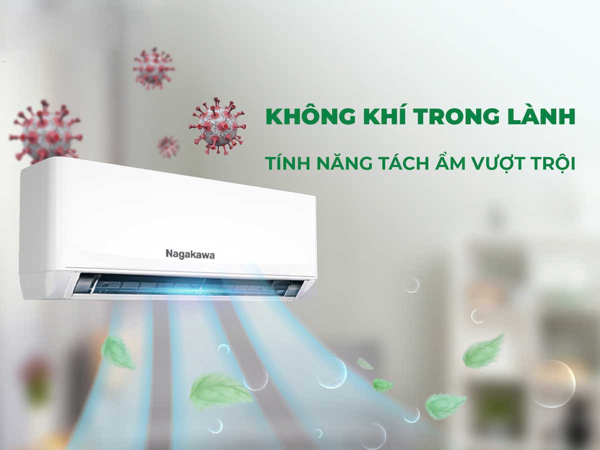 Điều hòa Nagakawa 1 chiều Inverter 24.000 BTU NIS-C24R2U51