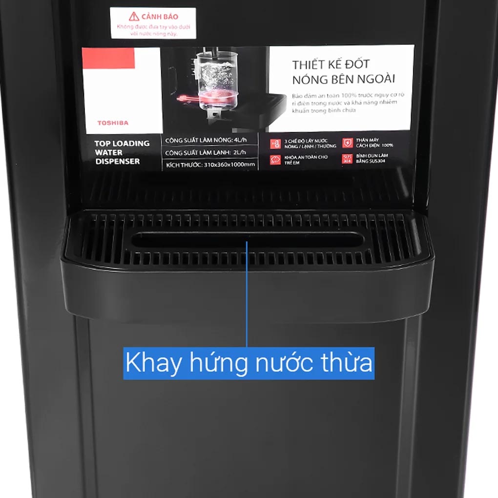 Cây nước nóng lạnh TOSHIBA RWF-W1917TV(K)