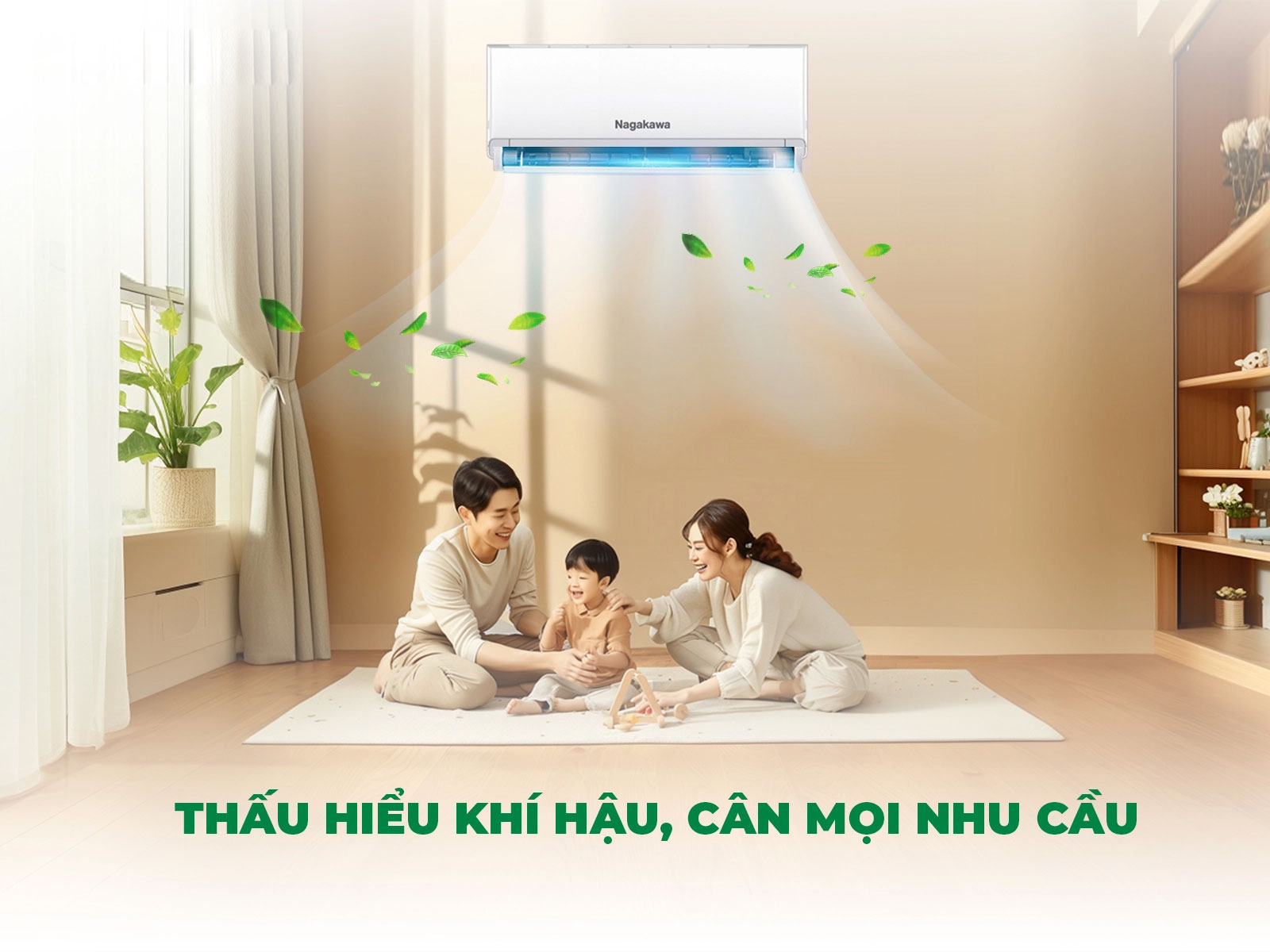 Điều hòa Nagakawa 1 chiều Inverter 18000BTU NIS-C18R2U51
