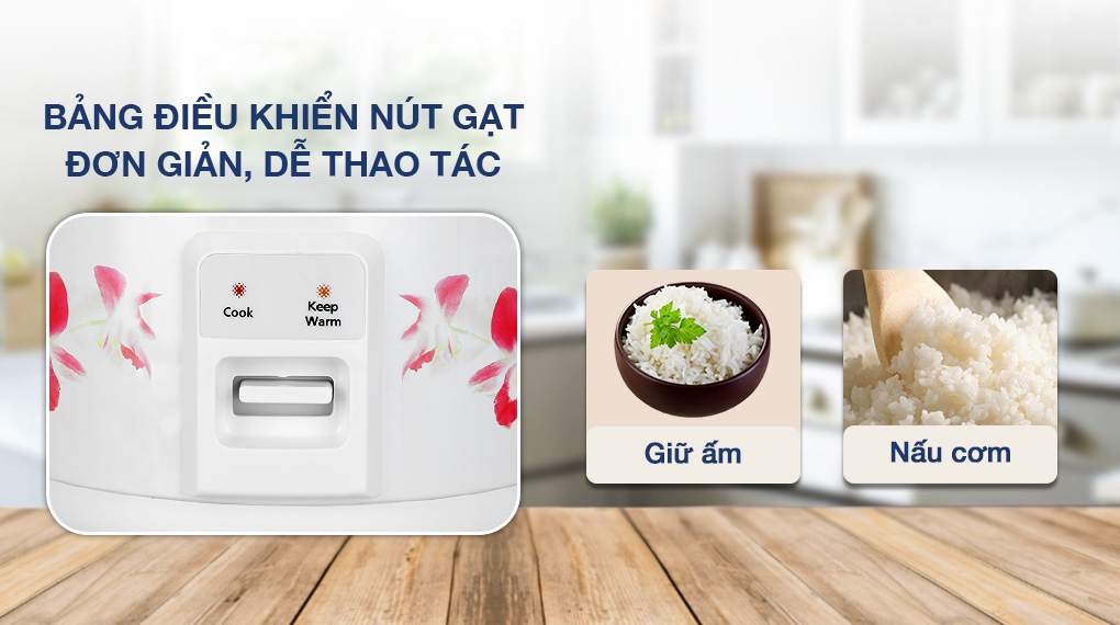 Nồi cơm điện nắp gài Panasonic 1 lít SR-MVN10FRAX