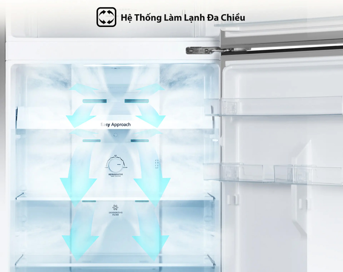 Tủ lạnh Hisense Inverter 424 lít RT549N4EW-MBU Tủ lạnh Hisense Inverter 424 lít RT549N4EW-MBU