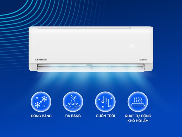 Điều hòa Lenson 1 chiều Inverter 18000BTU LV-18CX1 Điều hòa Lenson 1 chiều Inverter 18000BTU LV-18CX1