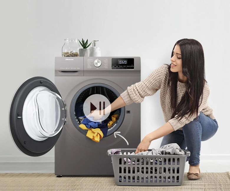 Máy giặt Hisense Inverter 9.5 Kg WFQY9514EVJMT Máy giặt Hisense Inverter 9.5 Kg WFQY9514EVJMT