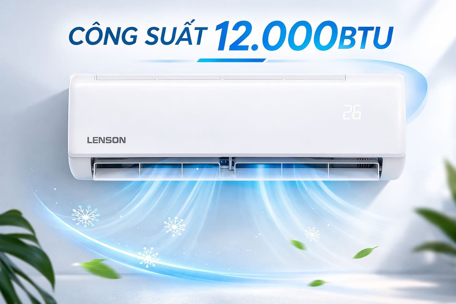 Điều hòa Lenson 1 chiều 12000BTU LF-12CX1